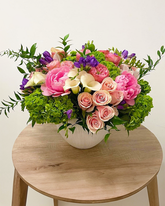 Petal Whispers Bowl Arrangement 🌸🌿💕